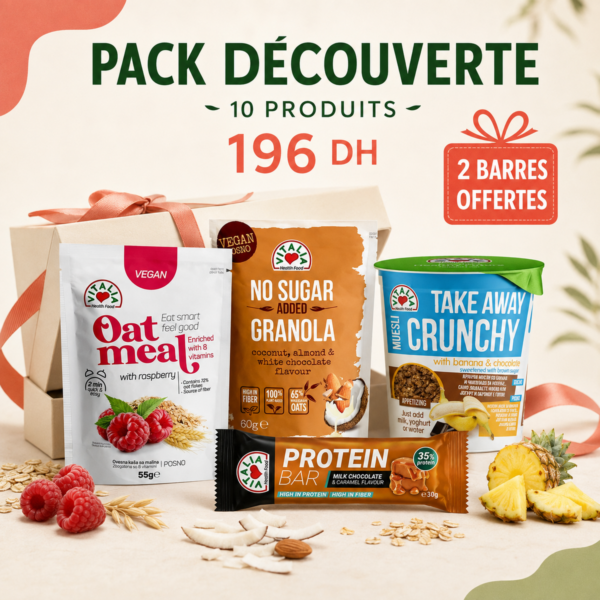 Pack Découverte Vitalia – 10 produits + 2 barres offertes