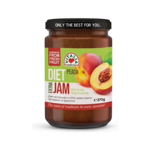 Diet Peach Jam 370g