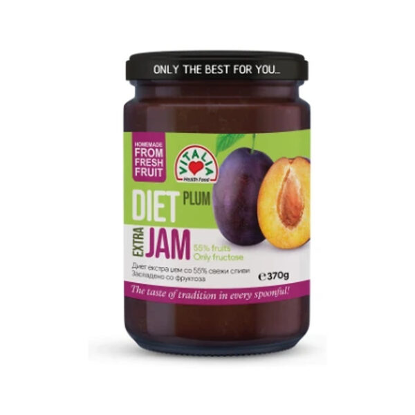 Diet Plum Jam 370g