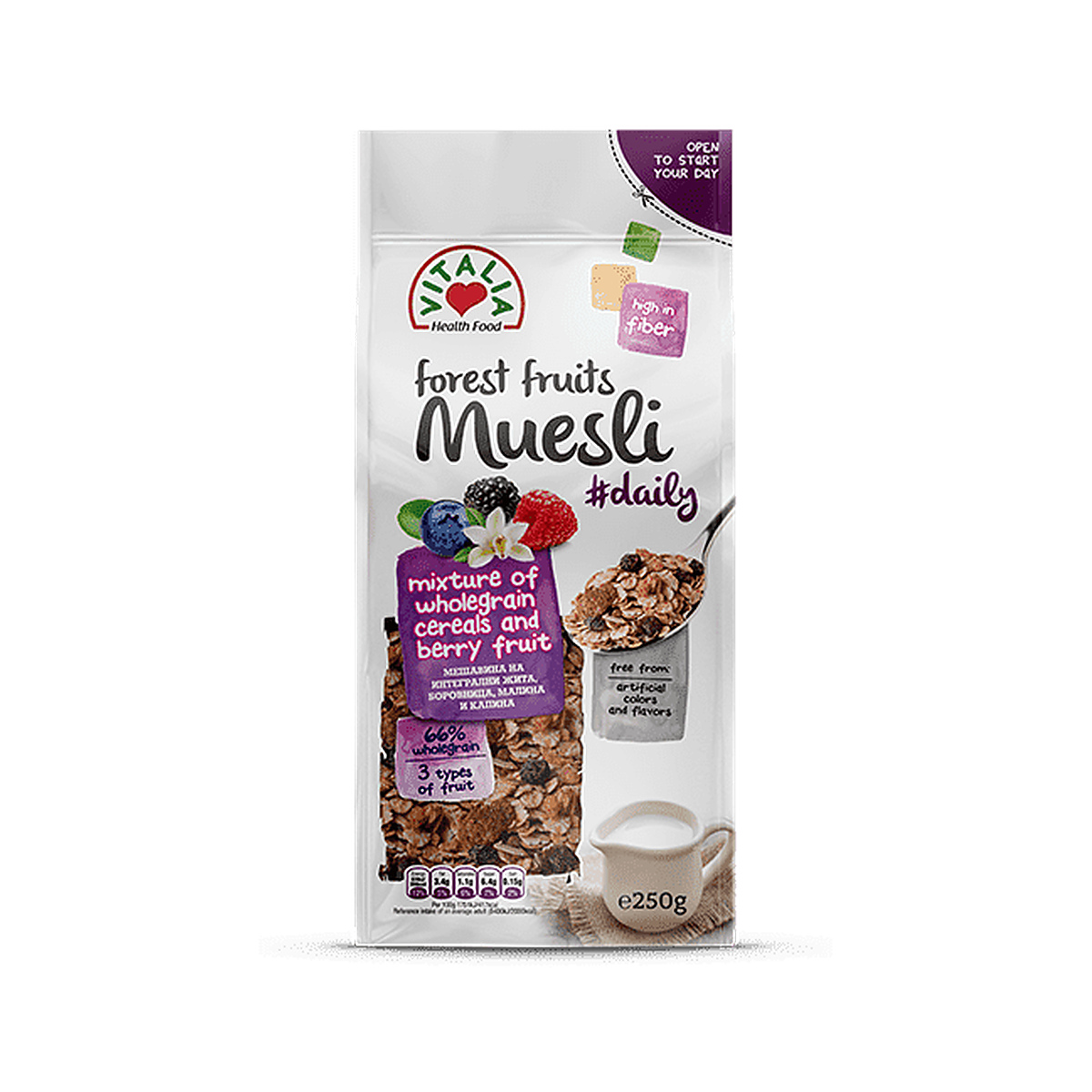 vitalia-muesli-forest-fruits-250g-5310099017519 Muesli Forest Fruits 250g – Image 1