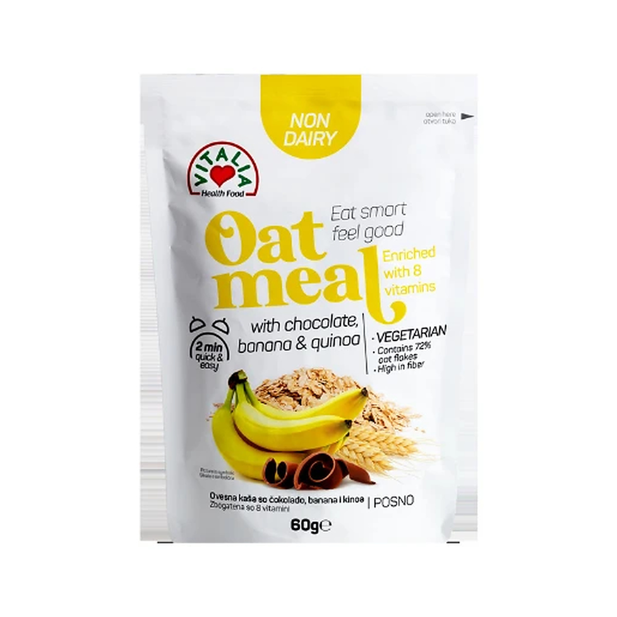 vitalia-oat-meal-chocolate-banana-and-quinoa-60g-5310099017984 Oat Meal Chocolate Banana & Quinoa 60g – Image 1