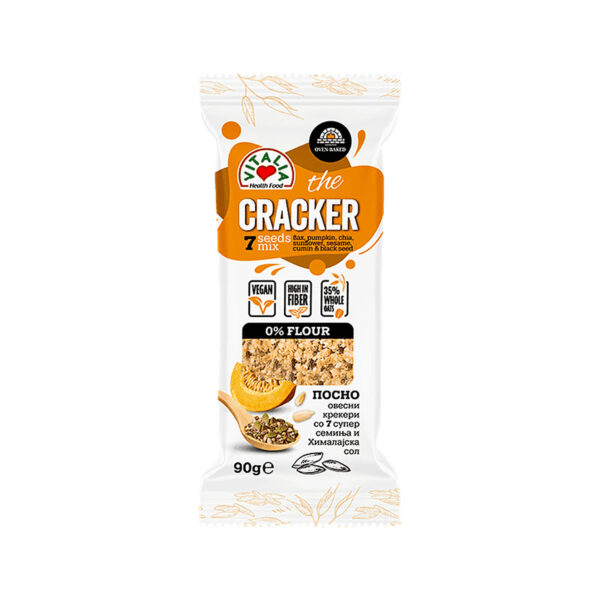 Oat Salty Crackers Seeds & Cumin 90g