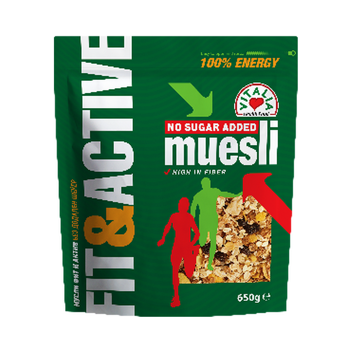 vitalia-5310099000276 Muesli Fit & Active 650g – Image 1